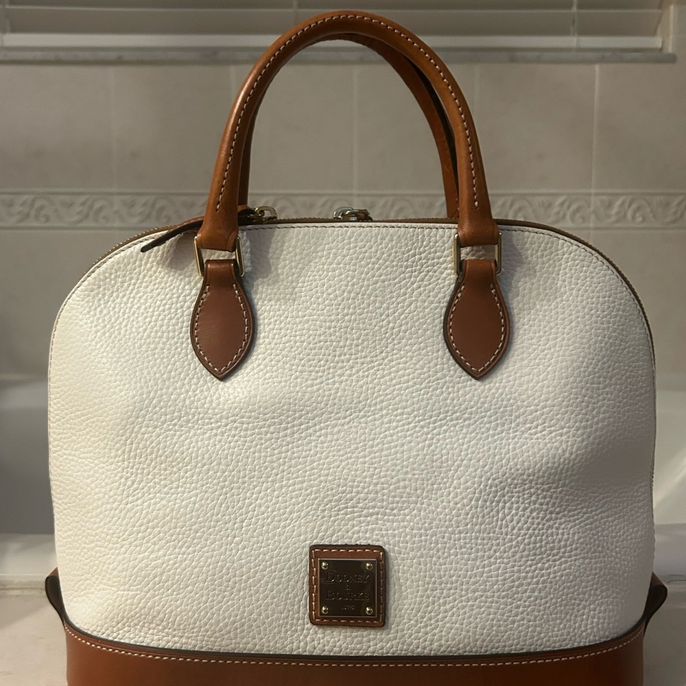White Dooney and Bourke Satchel